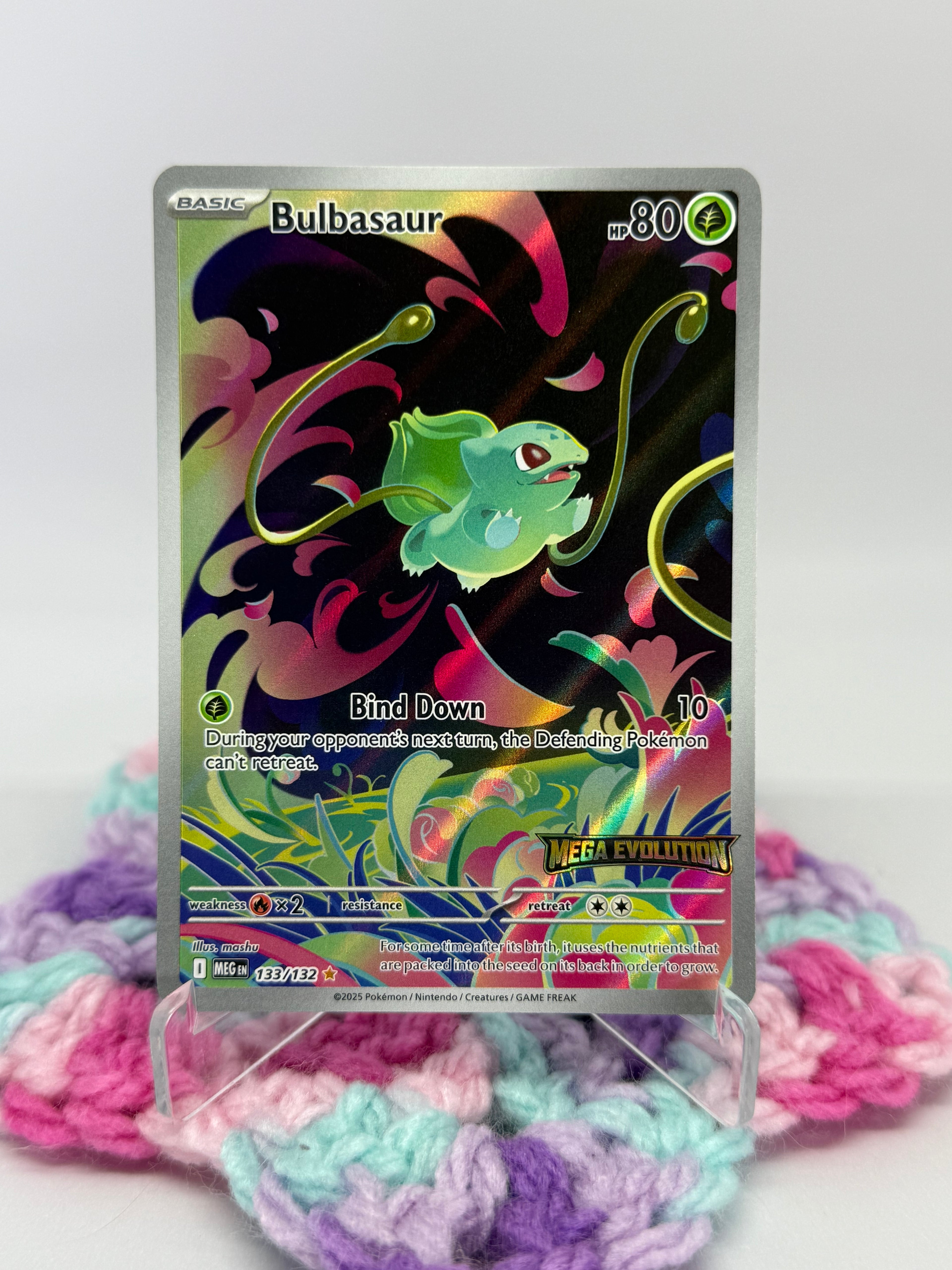Bulbasaur (133/132) - Mega Evolution Stamped Promo