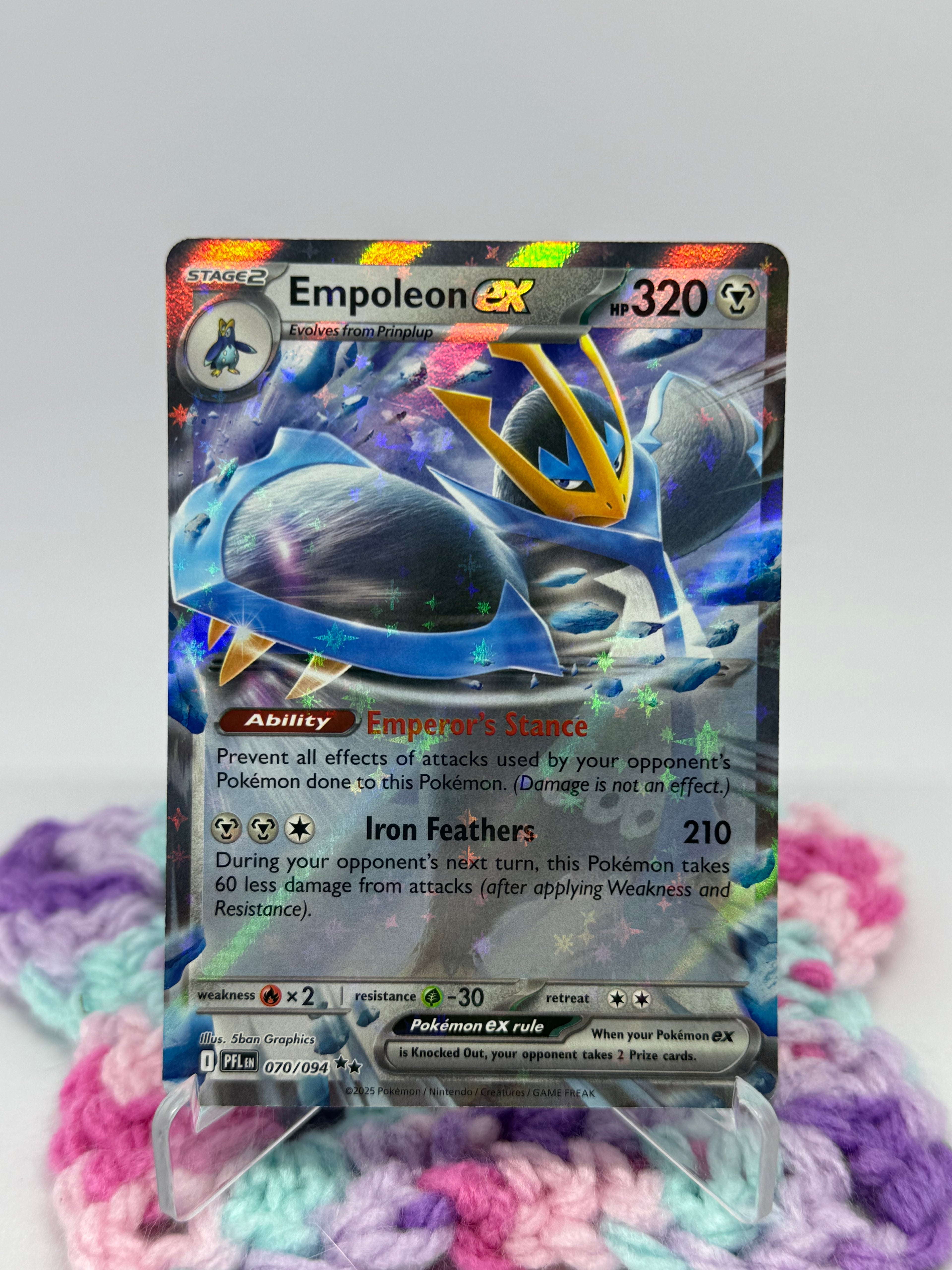 Empoleon EX (070/094) - Phantasmal Flames Cardboard Kingdom Empoleon EX (070/094) - Phantasmal Flames Cardboard Kingdom