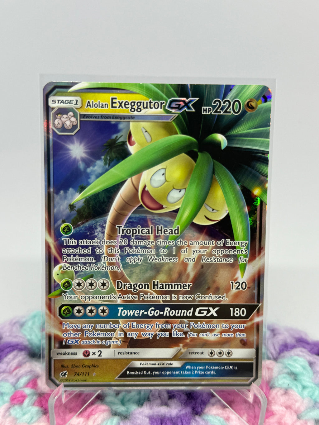 Alolan Exeggutor GX (74/111) - Crimson Invasion
