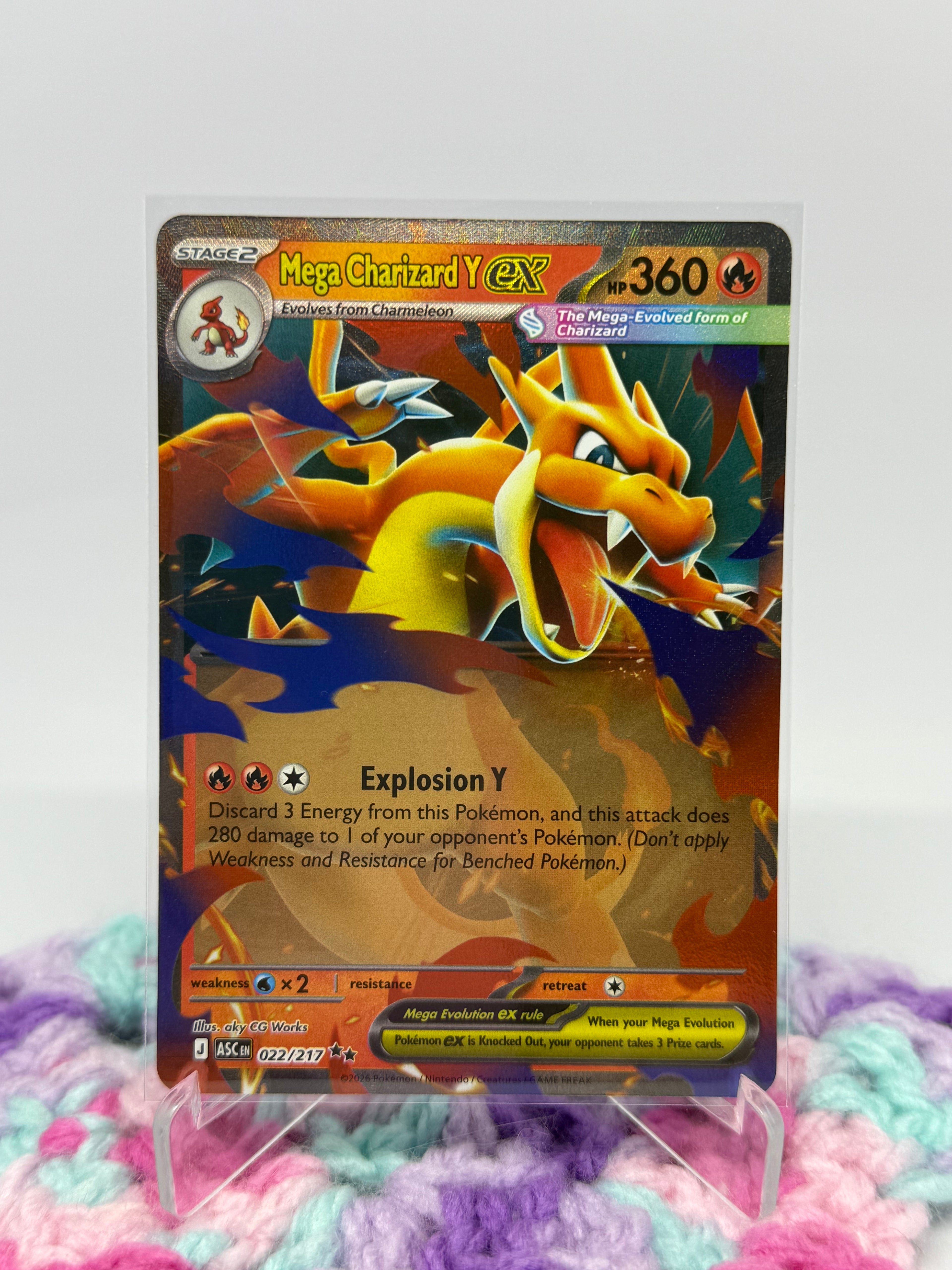 Mega Charizard Y EX (022/217) - Ascended Heroes